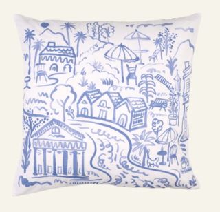 Kid Blue Village Pynteputetrekk Multi Blå 50x50 cm