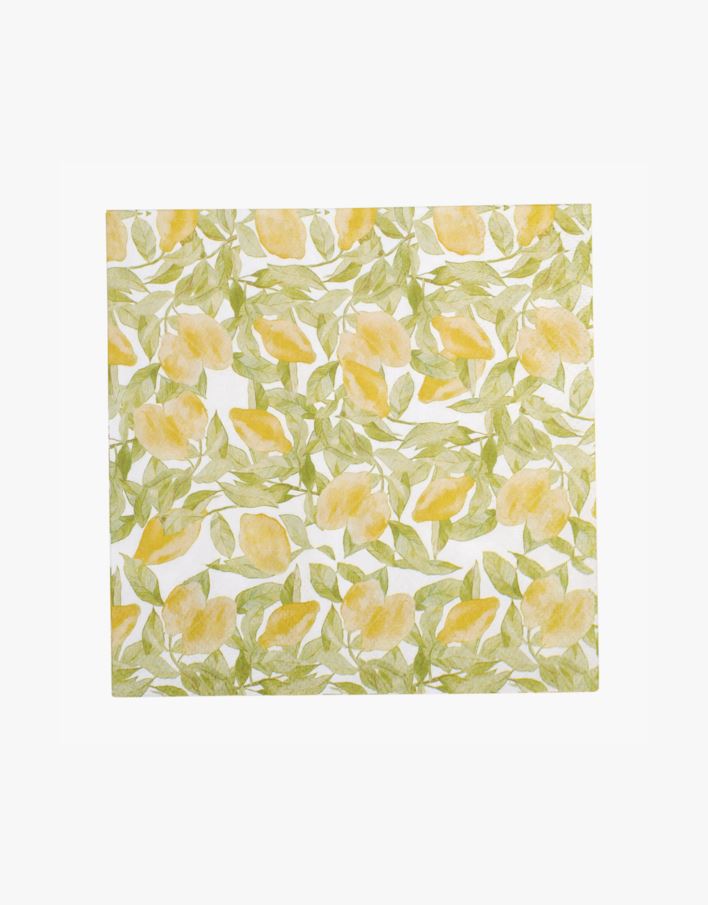 Papirservietter multi gul - 33x33 cm multi gul - 1