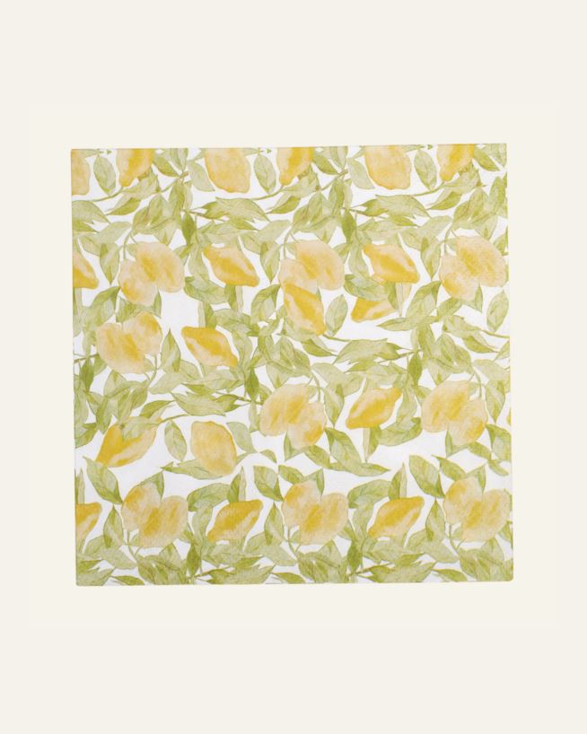 Papirservietter multi gul - 33x33 cm multi gul - 1
