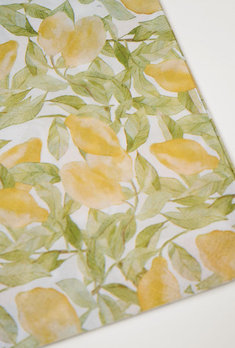 Buffet papirservietter multi gul - 2