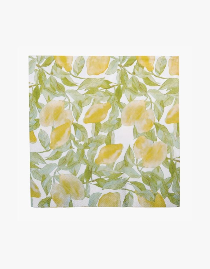 Middagsservietter multi gul - 40x40 cm multi gul - 1