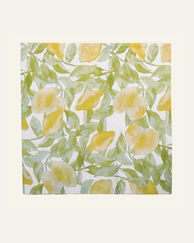 Middagsservietter multi gul - 40x40 cm multi gul - 1