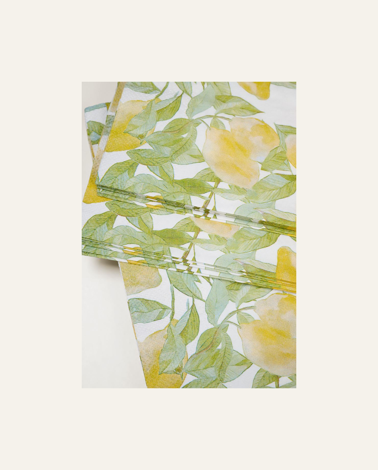 Middagsservietter multi gul - 2