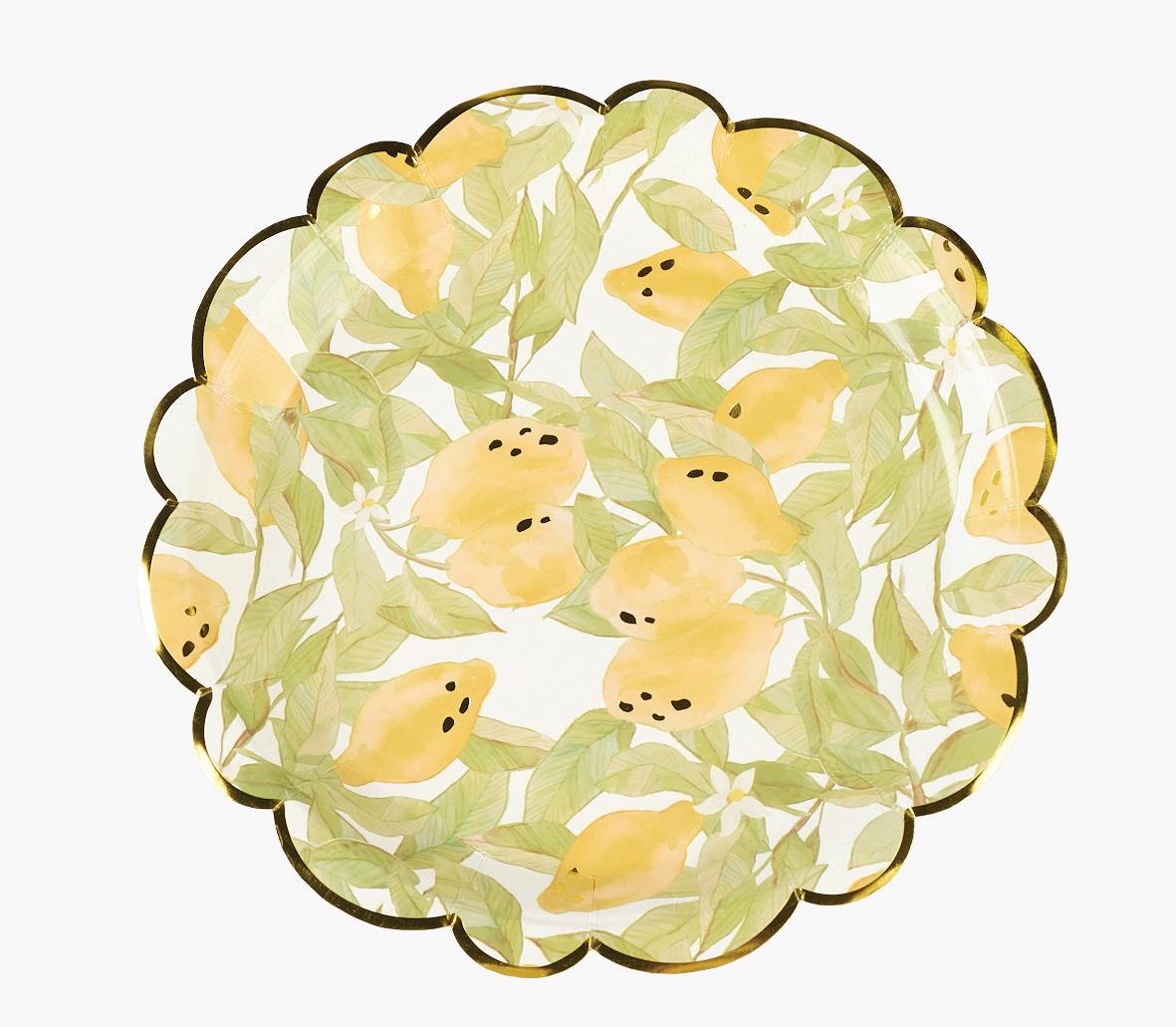 Papptallerken 8pk multi gul - ø22,5 cm multi gul - 1