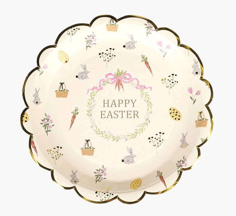 Papptallerken 8pk multi - ø22,5 cm multi - 1