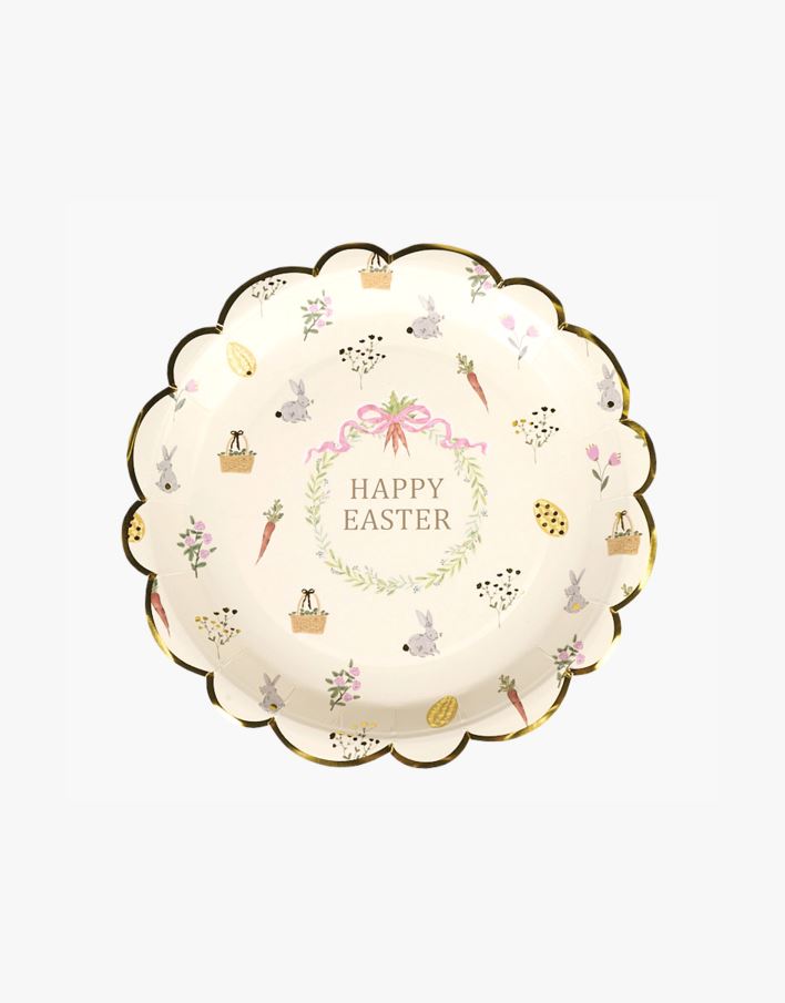 Papptallerken 8pk multi - ø22,5 cm multi - 1