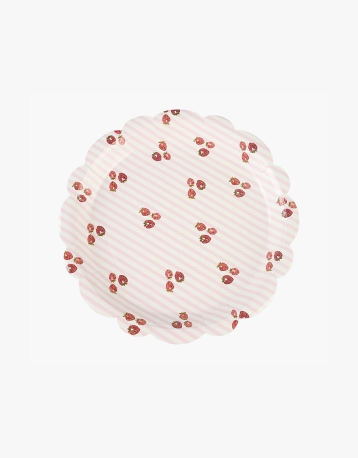 Papptallerken 8pk multi blå - ø22,5 cm multi blå - 1