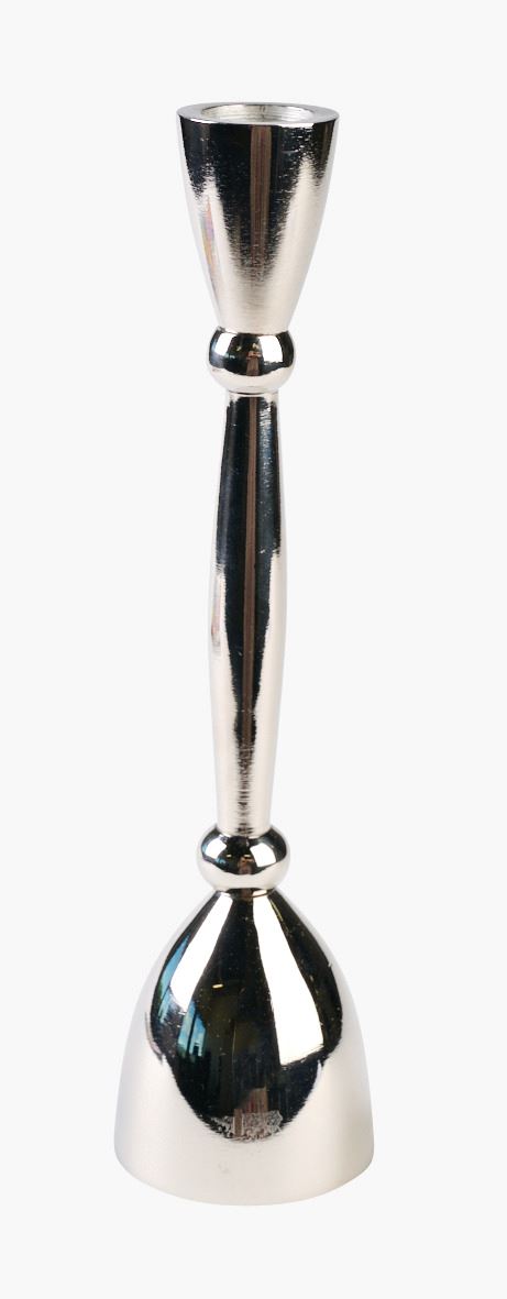 Lysestake sølv - 5,5x5,5x22 cm sølv - 1