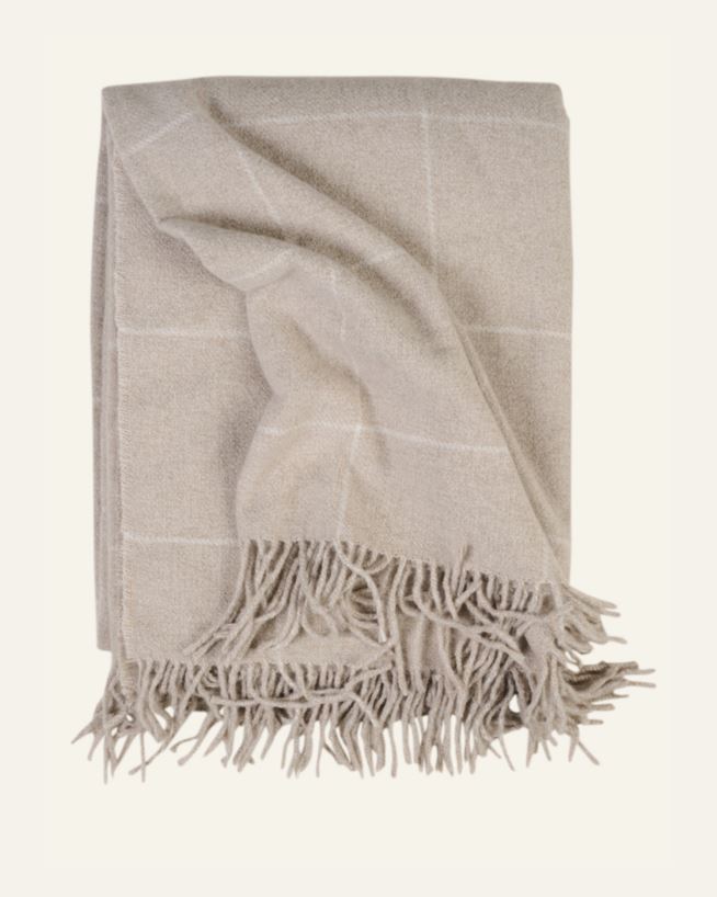 Pledd beige - 130x170 cm beige - 1