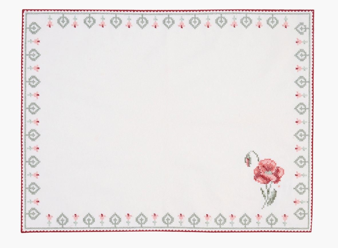 Brikke hvit - 33x45 cm hvit - 1