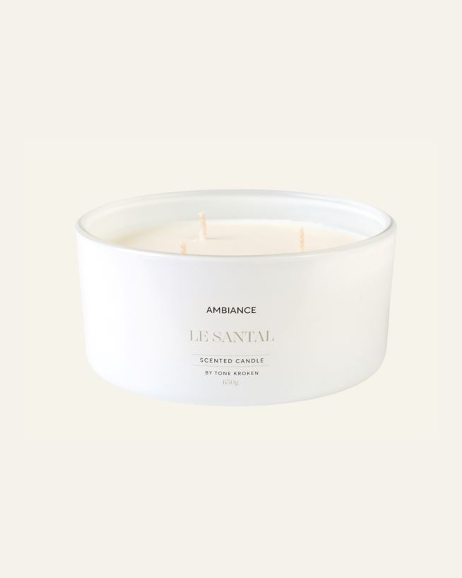 Duftlys hvit - 650 g hvit - 1