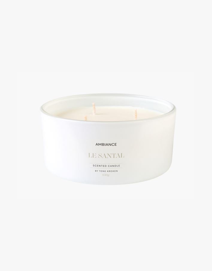 Duftlys hvit - 650 g hvit - 1