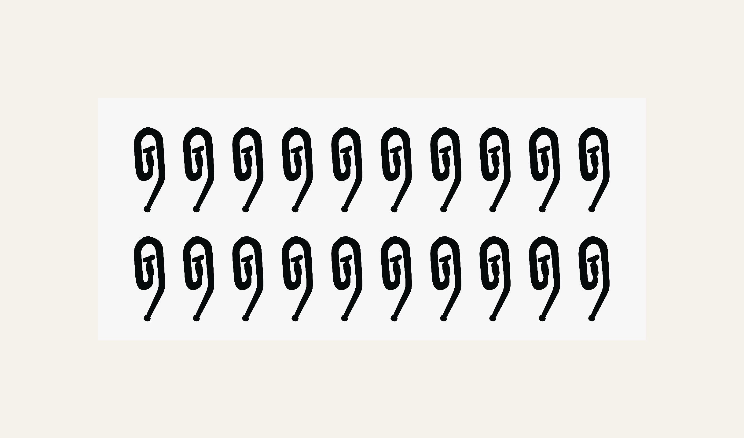 Rynkebåndskrok svart - 2