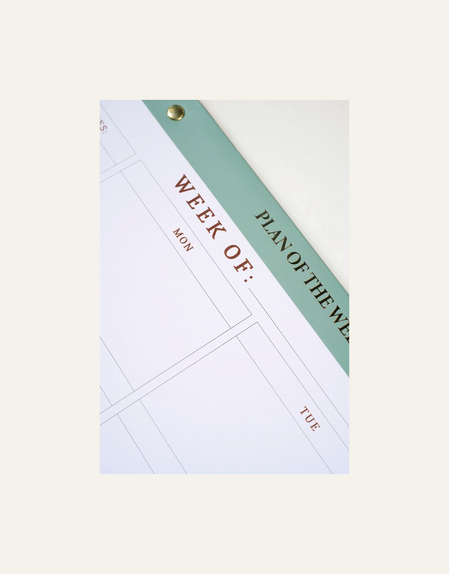 Ukeplanlegger olivengrønn - 3