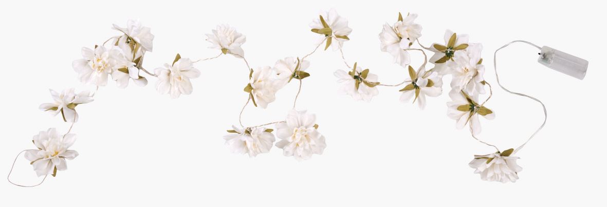 Led lyslenke multi hvit - 190 cm multi hvit - 1