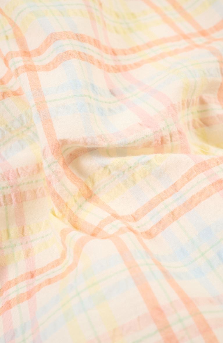 Garnfarget krepp sengesett multi - 2