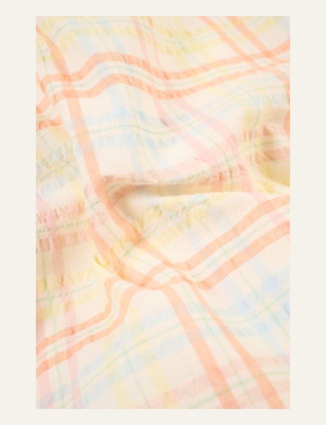 Garnfarget krepp sengesett multi - 3