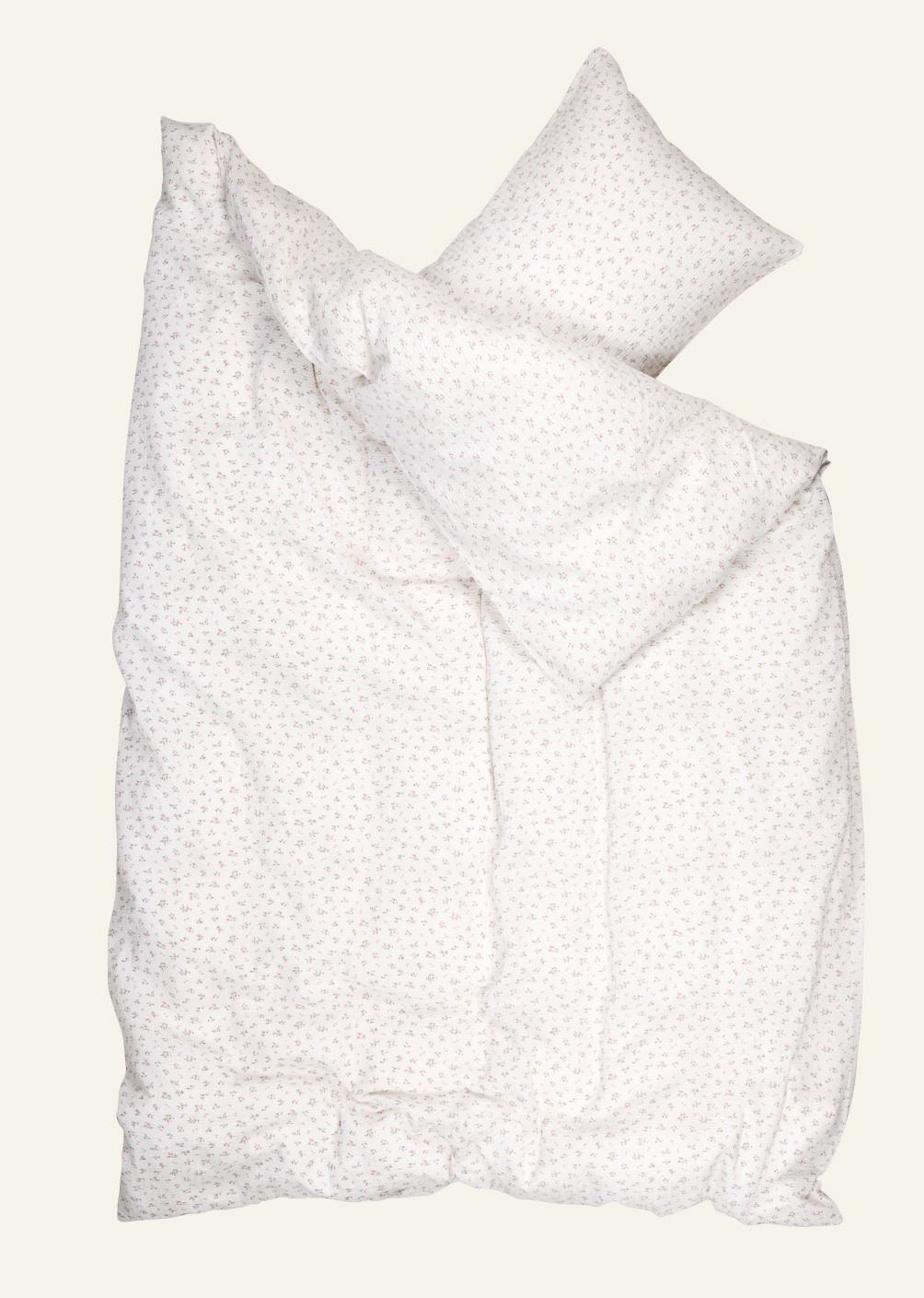 Krepp sengesett rosa - 3