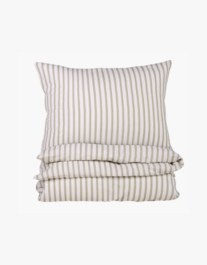 Krepp sengesett grønn - 140x200 cm grønn - 1