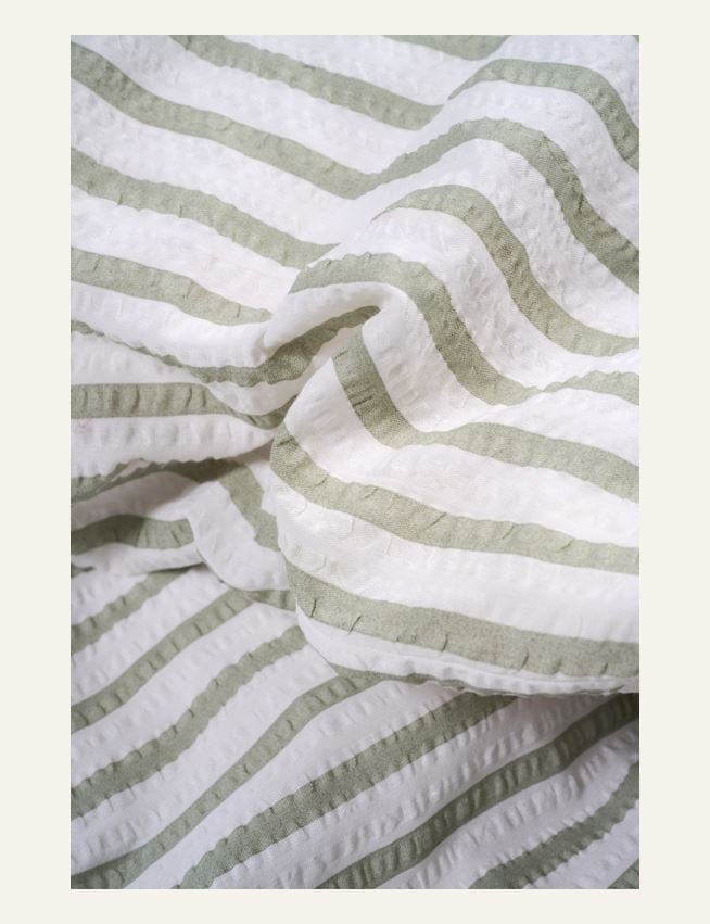Krepp sengesett grønn - 3