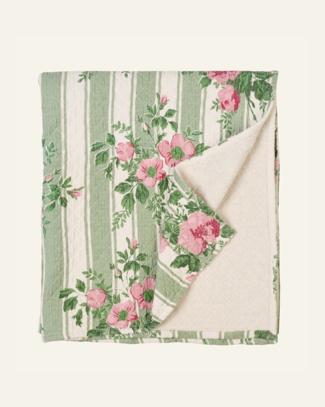 Sengeteppe multi grønn - 150x240 cm multi grønn - 1
