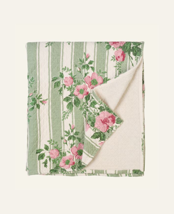 Sengeteppe multi grønn - 150x240 cm multi grønn - 1