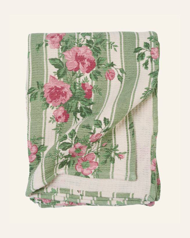 Pledd multi grønn - 130x170 cm multi grønn - 1