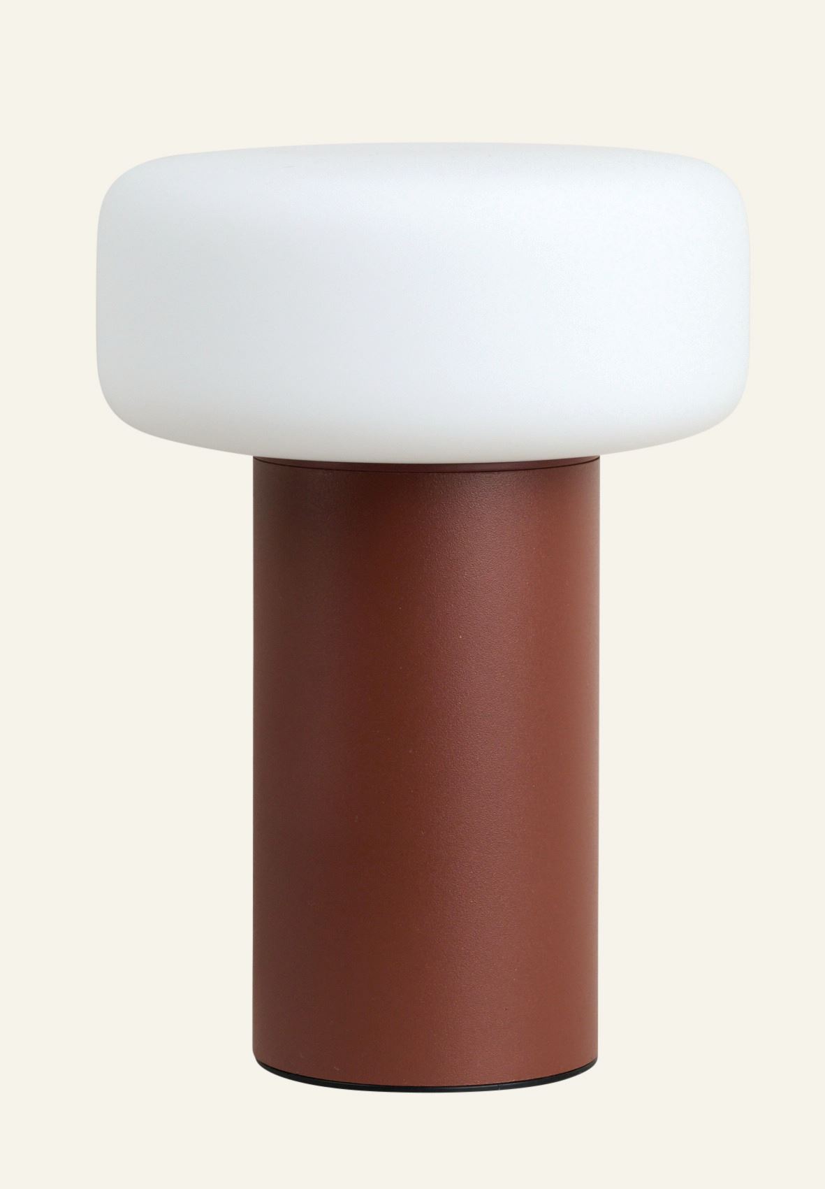 Led bordlampe terrakotta - 2