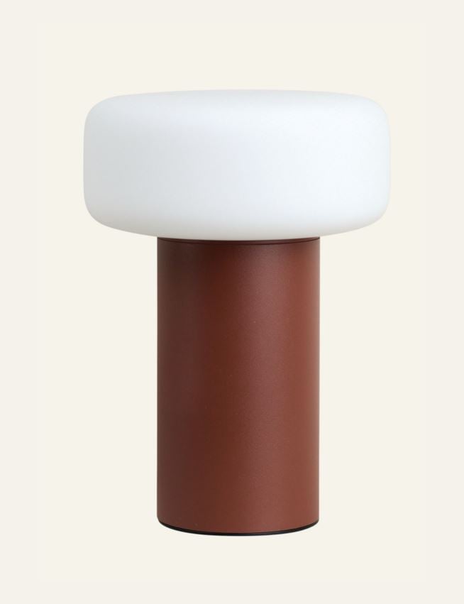 Led bordlampe terrakotta - 2