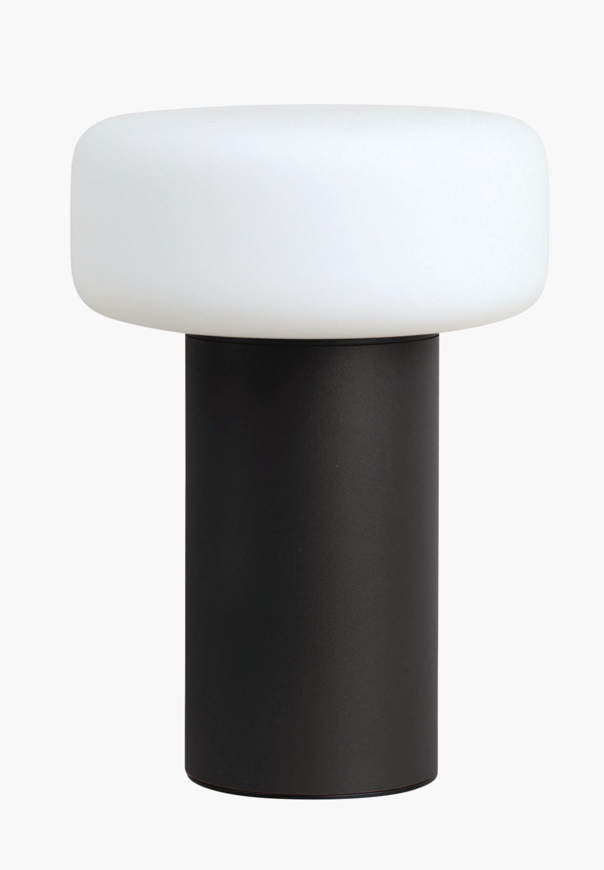 Led lampe svart - ø14x20,8 cm svart - 1