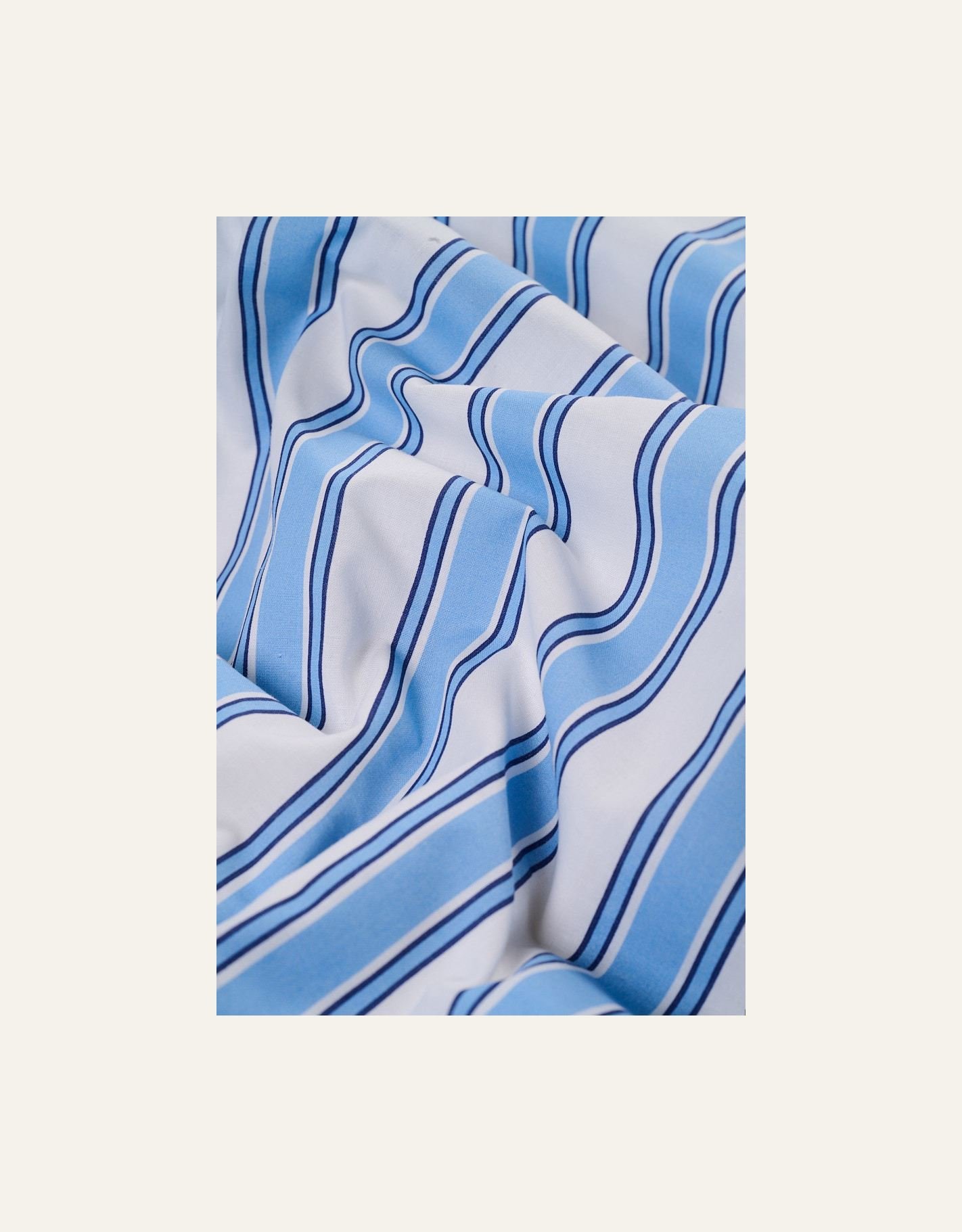 Bomull sengesett blå - 2