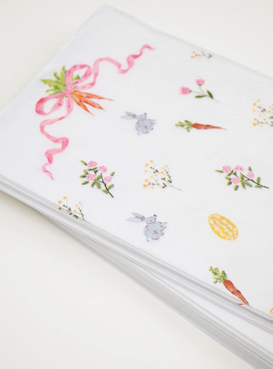 Buffet papirservietter multi hvit - 3