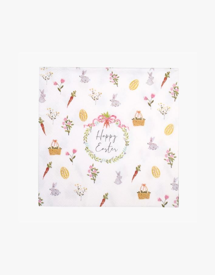 Papirservietter multi hvit - 33x33 cm multi hvit - 1