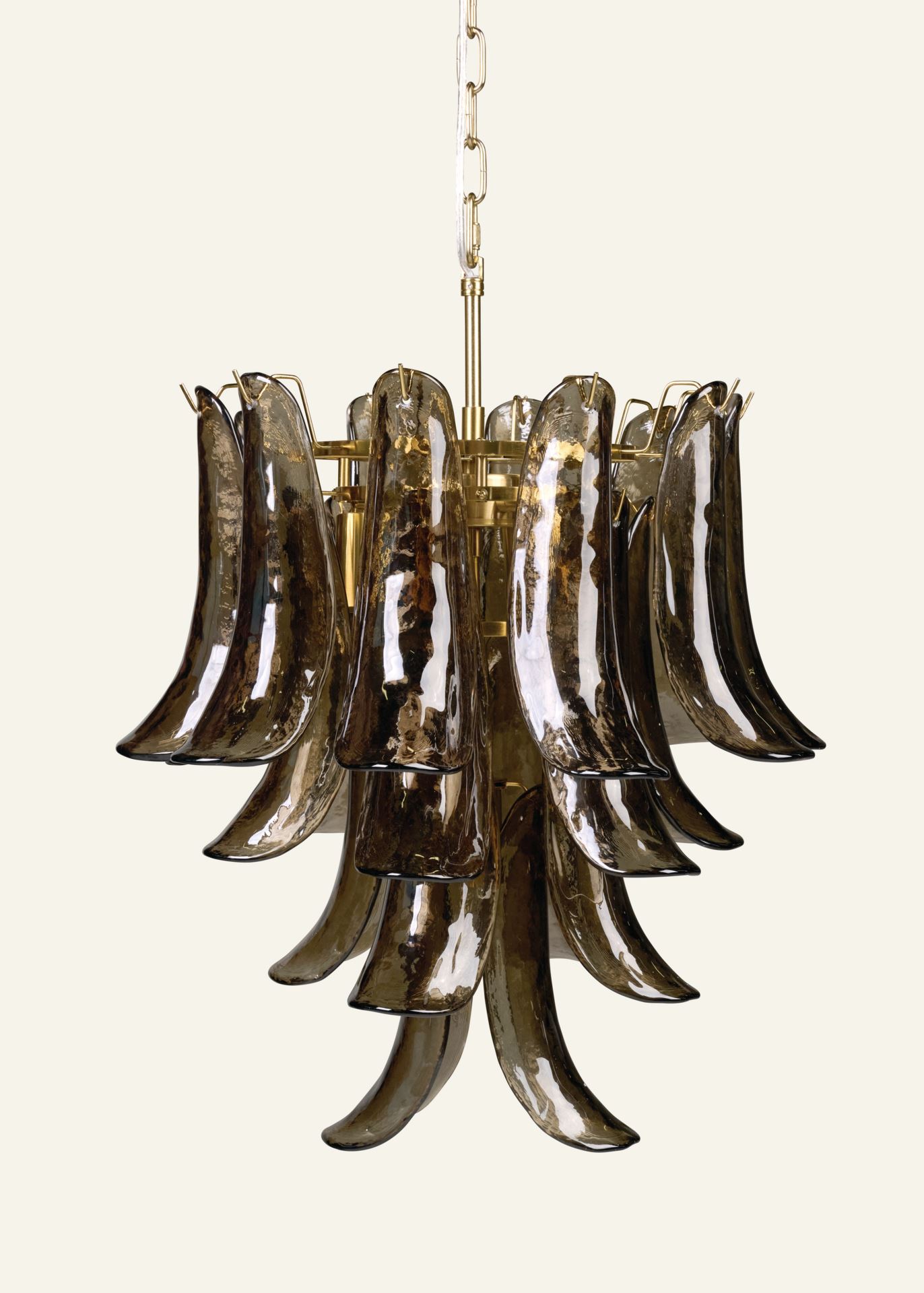Taklampe brun - ø45x55 cm brun - 1