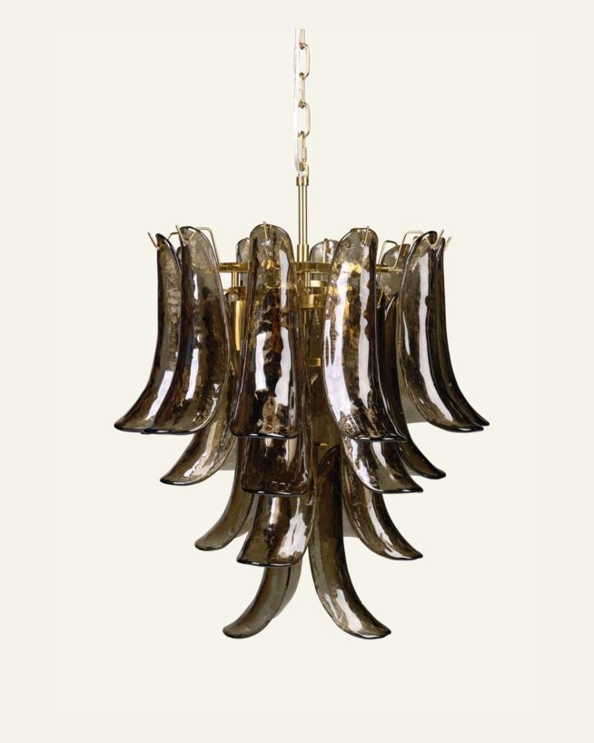 Taklampe brun - ø45x55 cm brun - 1