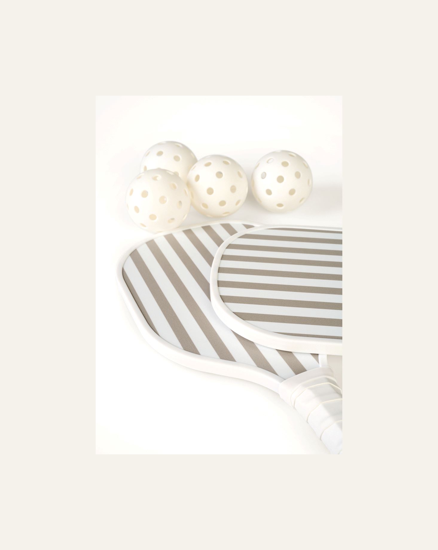 Pickleball sett lys beige - 2