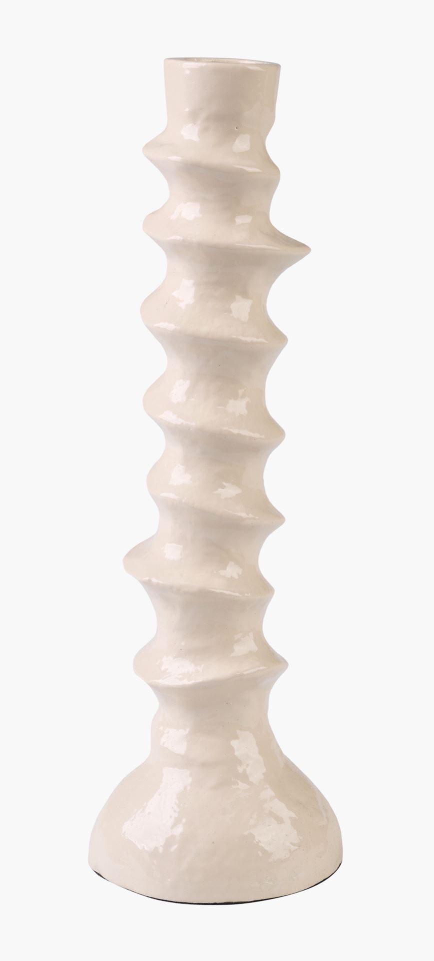 Lysestake beige - 6x6x17,5 cm beige - 1