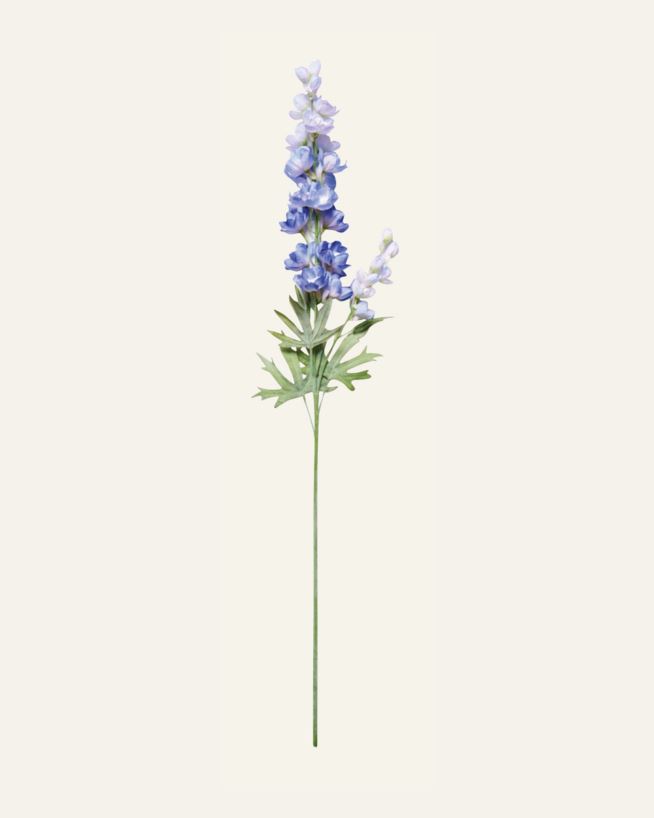 Blomst blå - 14x12x102 cm blå - 1
