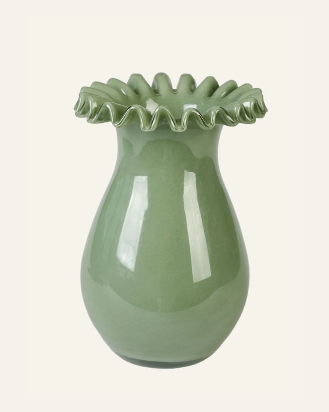 Vase grønn - 14x14x19 cm grønn - 1