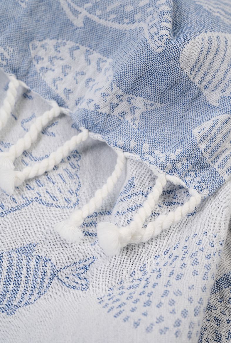 Badehåndkle blå - 2