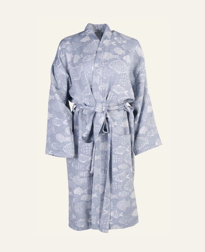 Kimono blå - 75x105 cm blå - 1