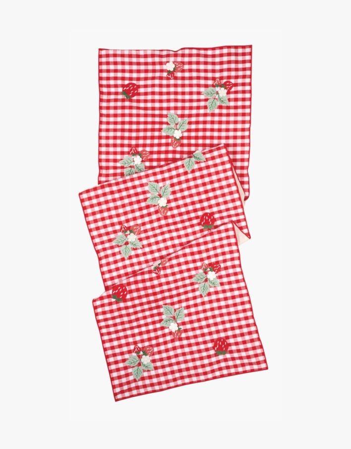 Løper rød - 33x110cm rød - 1