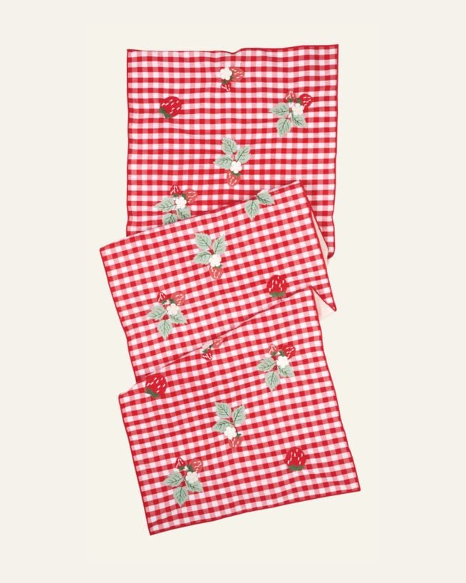 Løper rød - 33x110cm rød - 1