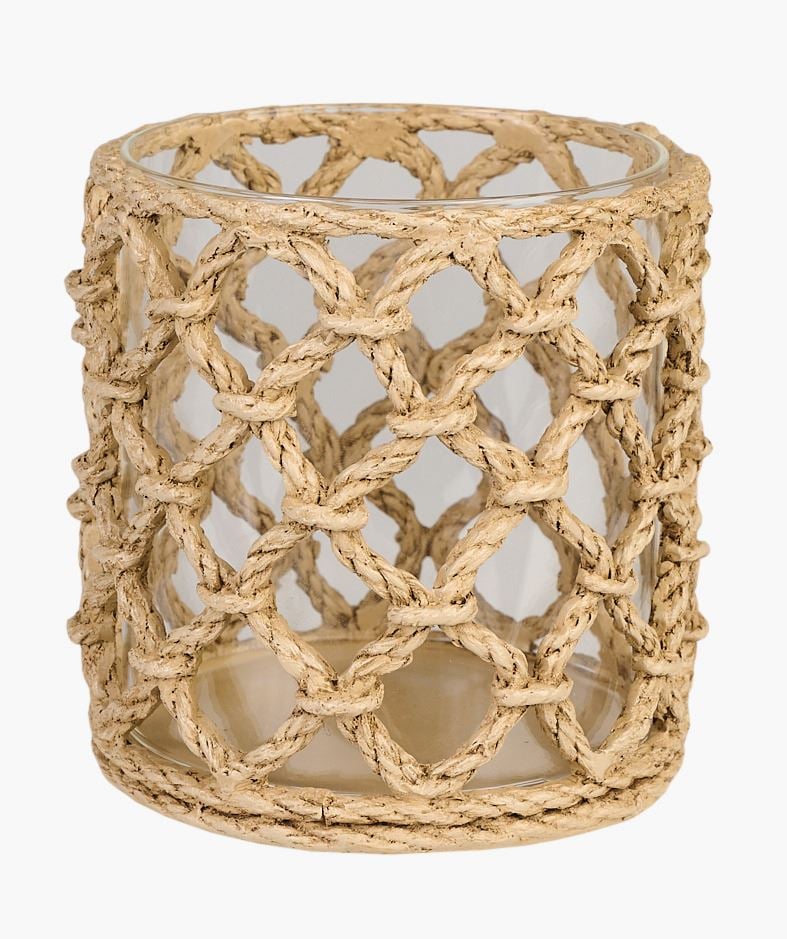 Telysholder beige - 10,7x10,7x10,7 cm beige - 1