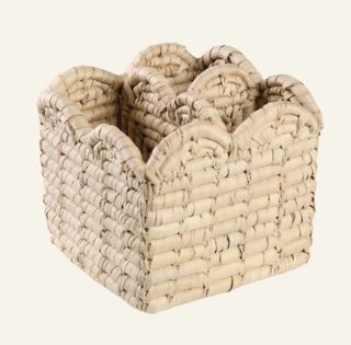 Kid Kanet Bokhari Bestikkurv Natur 15x15x13 cm