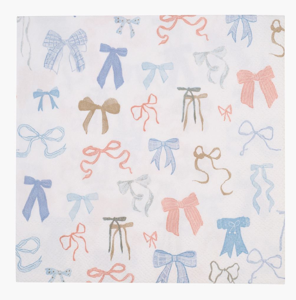 Papirservietter multi blå - 33x33 cm multi blå - 1