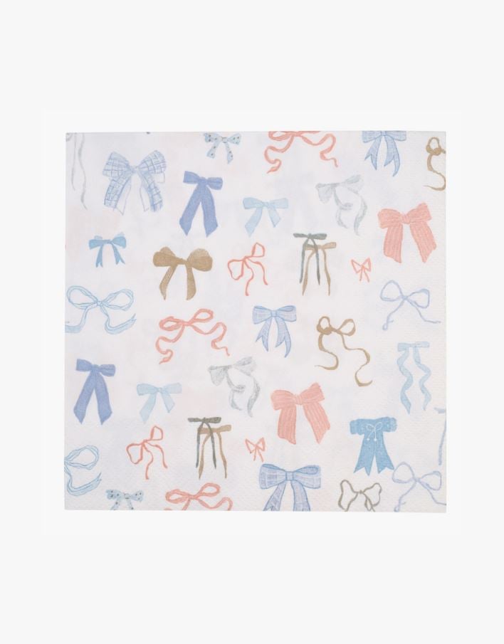 Papirservietter multi blå - 33x33 cm multi blå - 1