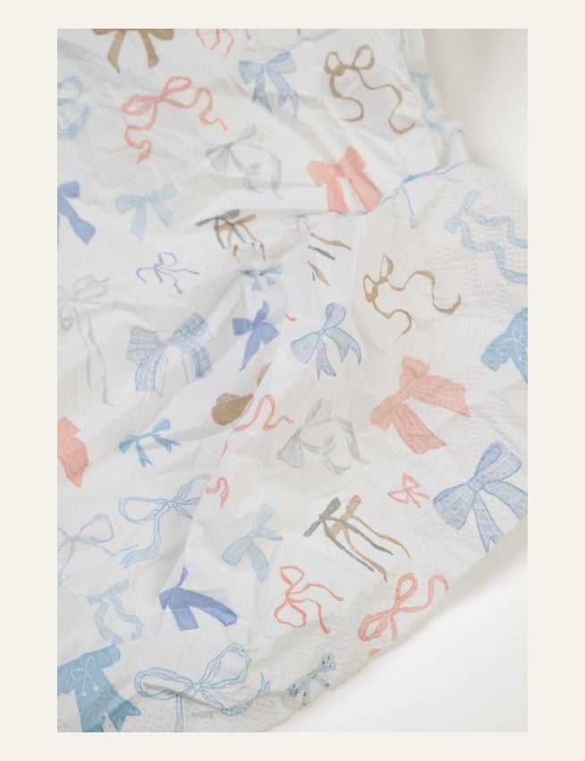 Papirservietter multi blå - 2