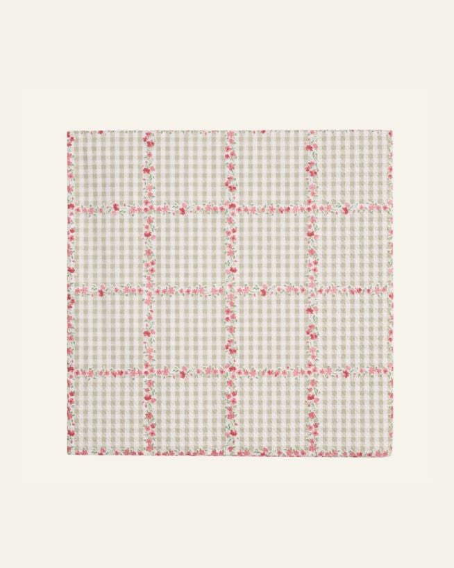 Papirservietter multi rosa - 33x33 cm multi rosa - 1