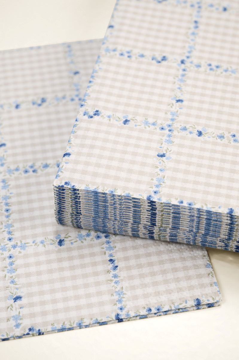 Papirservietter multi blå - 2